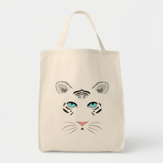 White Tiger Tote Bag