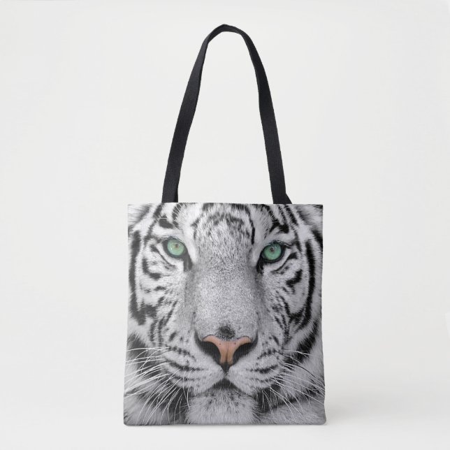 White Tiger Tote Bag (Front)