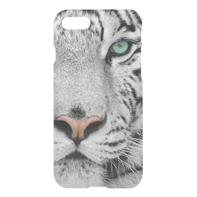 White Tiger Uncommon iPhone Case (Back)
