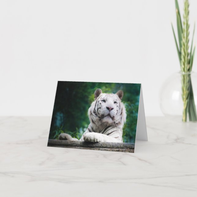 White Tiger (v1) Note Card Personalize (Front)