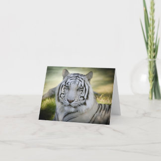 White Tiger (v2) Note Card Personalize
