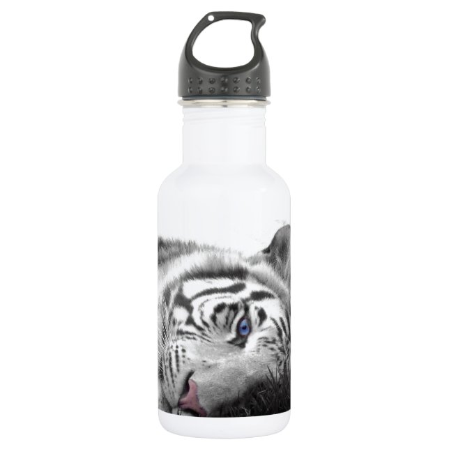 White tiger water bottle (Front)