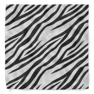 White Tiger Wild Animal Pattern Bandana