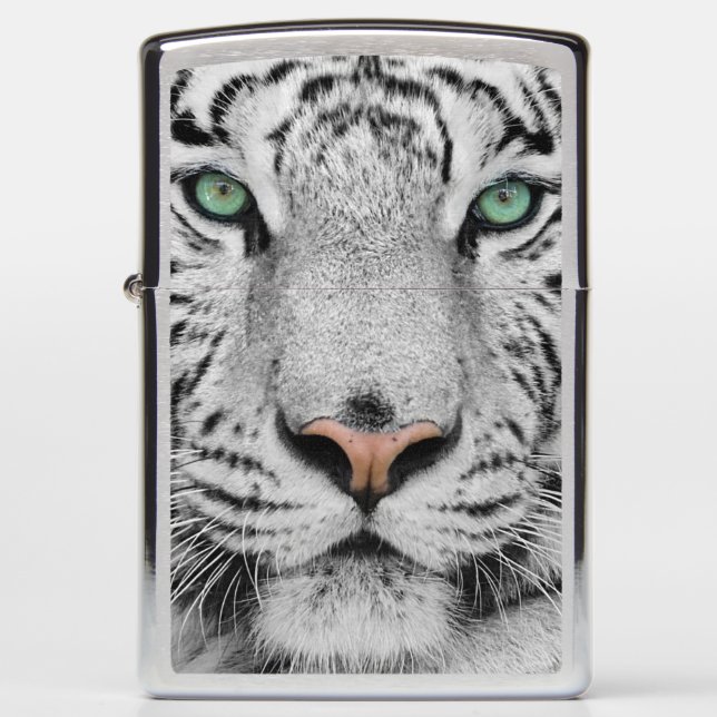 White Tiger Zippo Lighter (Front)