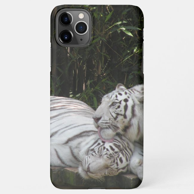 White Tigers iPhone 11Pro Max Case