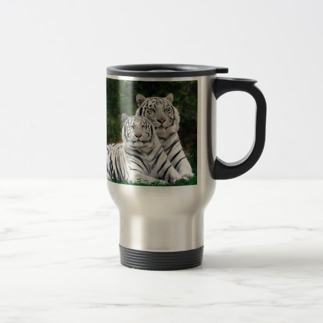 White Tigers Travel Mug (Right)