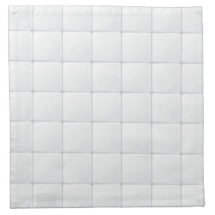 White tile cloth napkin