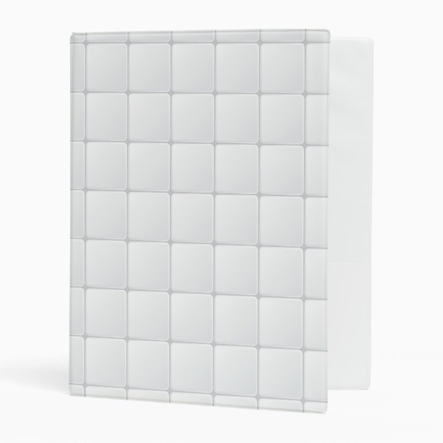 White tile mini binder (Front/Inside)