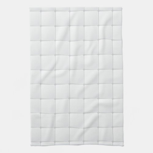 White tile towel