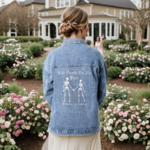 White Till Death Do Us Part Customizable Skeleton