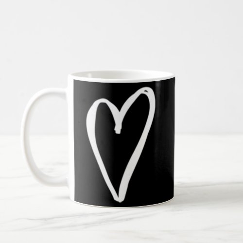 White Tiny Heart Pocket ValentineS Day Love Coffee Mug