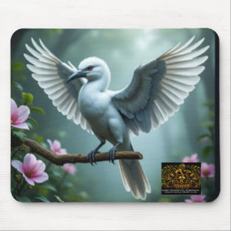 White Tip Silverwing Mouse Pad