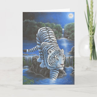 White Tirger Card
