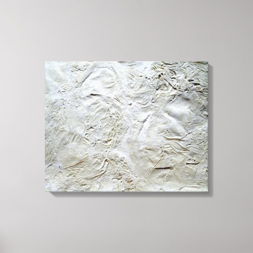 White Tissue Paper Canvas Print
