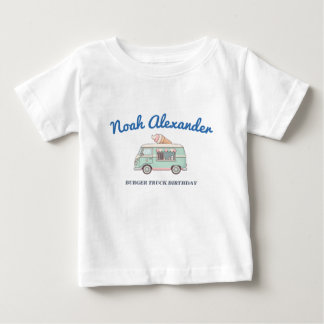 White Toddler T-Shirt Classic Food Truck Birthday