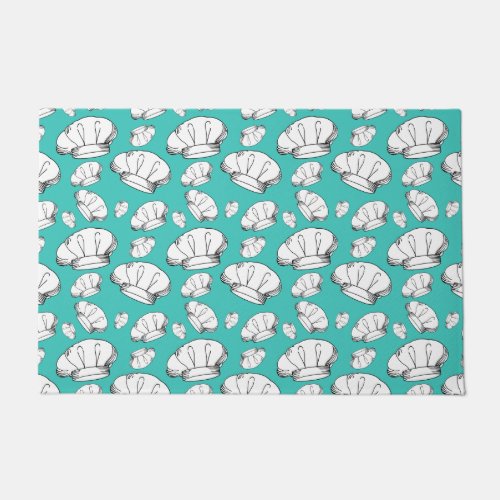 White Toque Blanche Chefs Hats Chefs Home Doormat