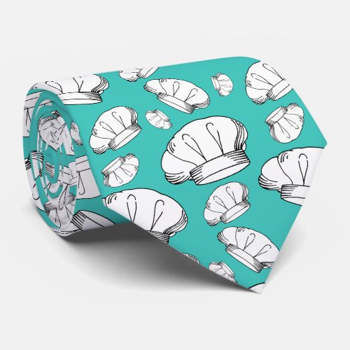 White Toque Blanche Chefs Hats Head Chef Neck Tie