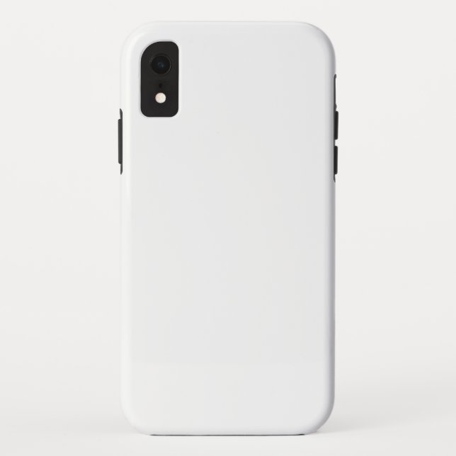 White Tough iPhone XR Case (Back)