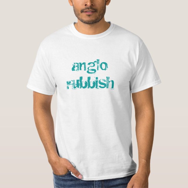 White Trash Anglo Rubbish Camp Travel Trailer T-Shirt (Front)