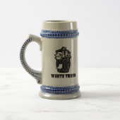 White Trash Garbage Can Beer Stein (Left)