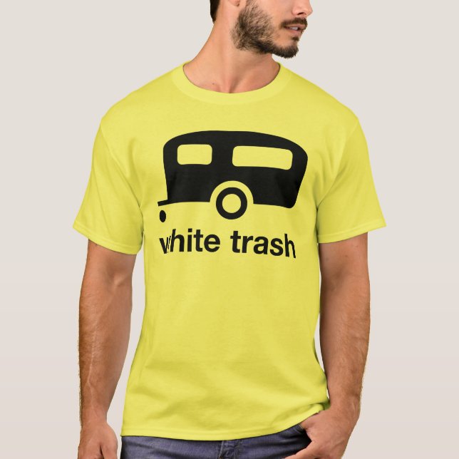 White Trash trailer icon - trailer park T-Shirt (Front)
