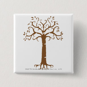 White Tree of Gondor Pinback Button