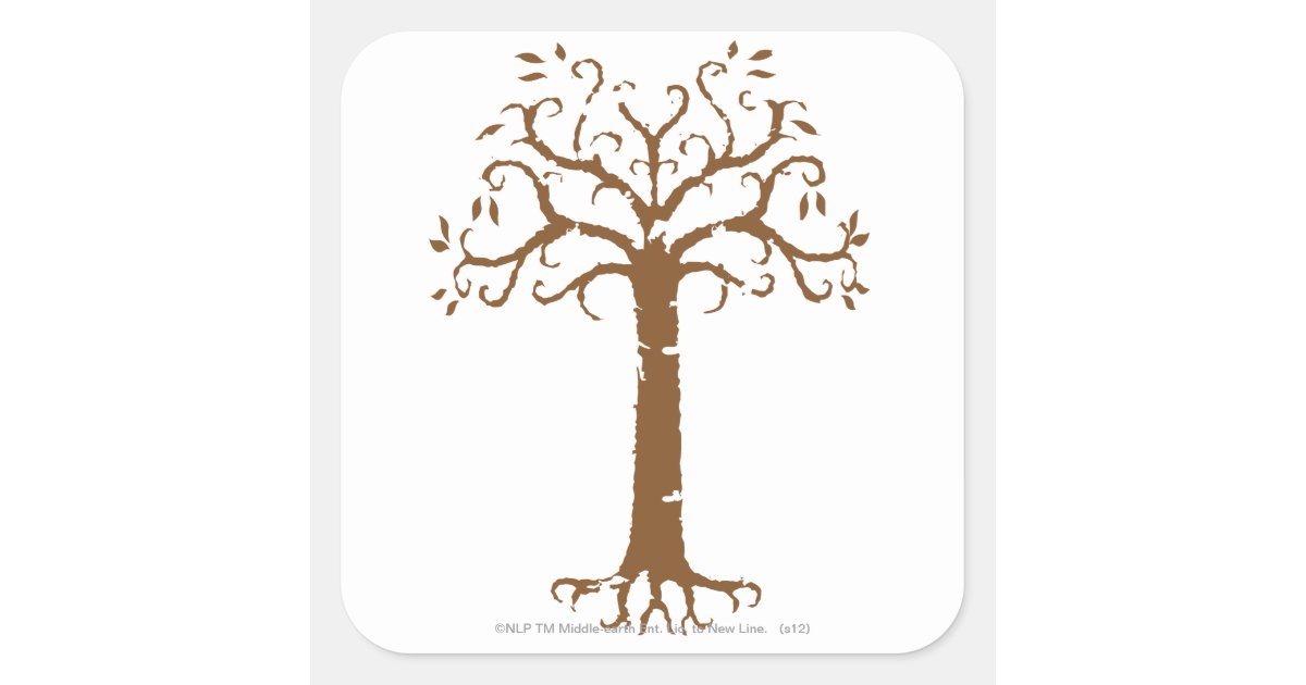 The Lord of the Rings The Hobbit White Tree of Gondor Decal, the