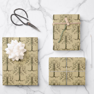 White Tree of Gondor Wrapping Paper Sheets