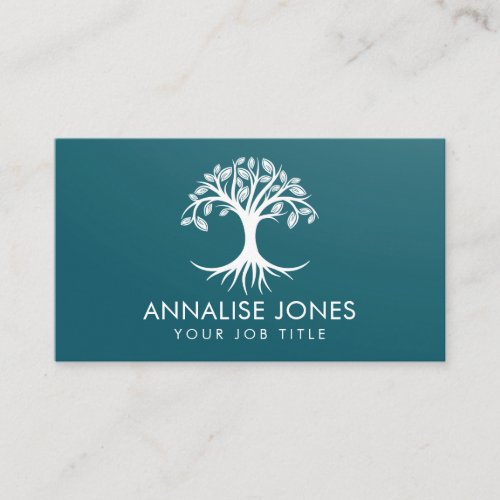White Tree of life  Business Card