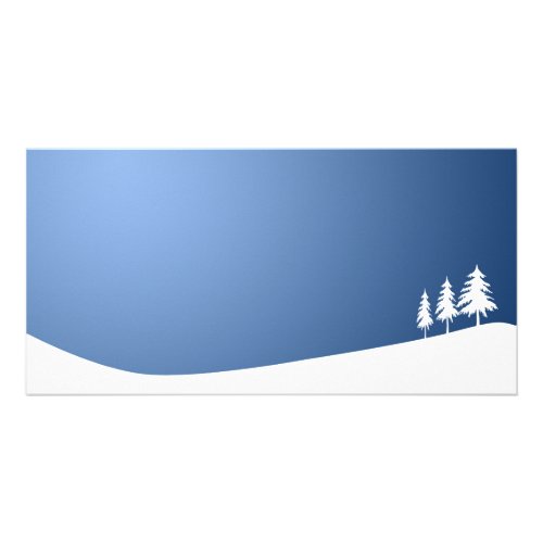 WHITE TREES SNOW SNOW_COVERED WINTER SCENE HILL VE CARD
