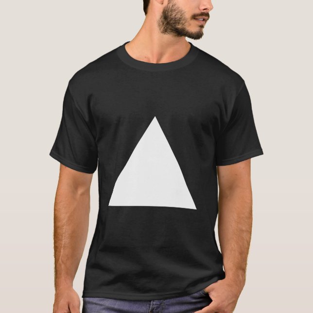 white triangle T-Shirt (Front)