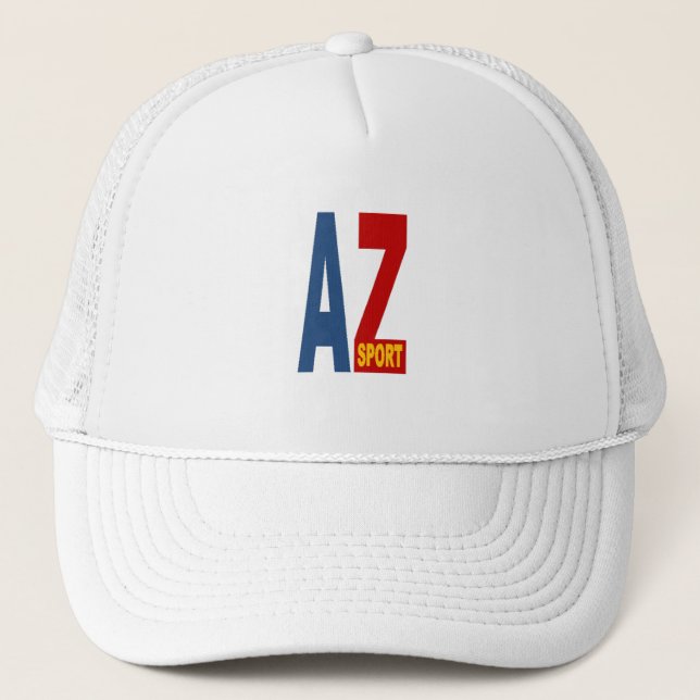 White Trucker Cap SPORT ARIZONA (Front)