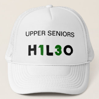 WHITE TRUCKER HAT