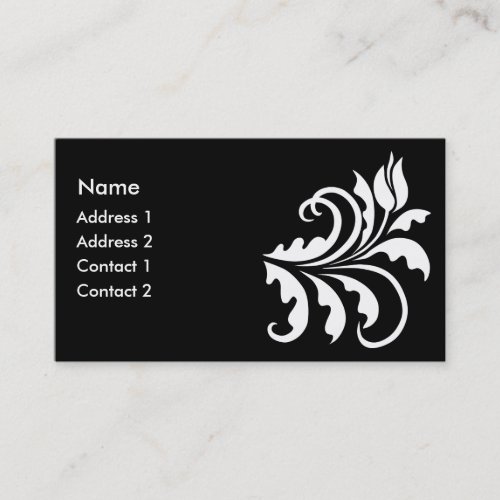 white tulip business cards