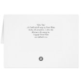White Tulip Cards (Back Horizontal)
