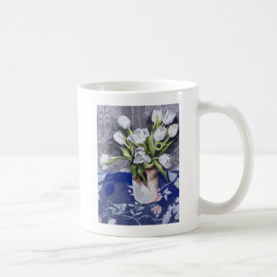 White Tulips 1994 Coffee Mug