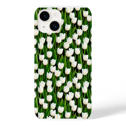White tulips - iPhone case
