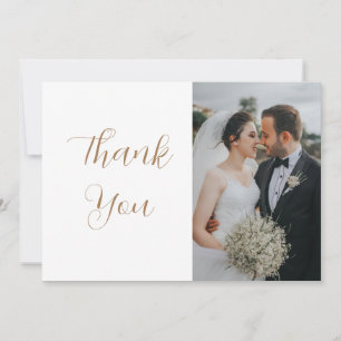 White Two Photo  Holiday Card