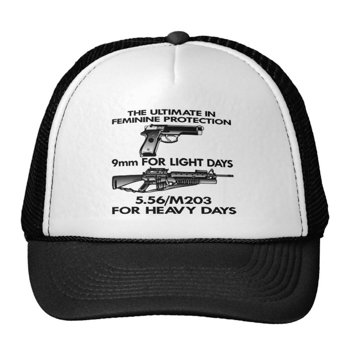 White Ultimate Feminine Protection Hats