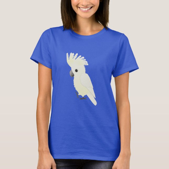 White  umbrella cockatoo T-Shirt (Front)
