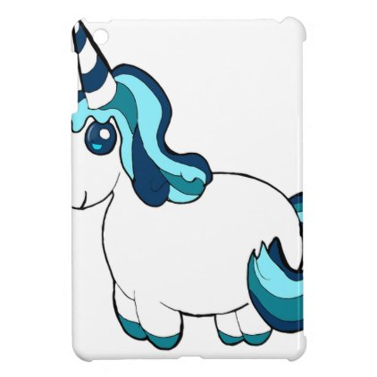 White Unicorn Cartoon iPad Mini Covers