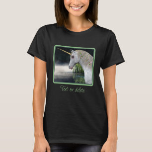 White Unicorn In Mist Fantasy Horse Personalized T-Shirt