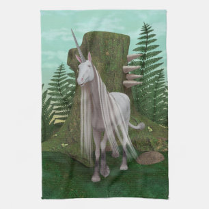 White Unicorn Towel