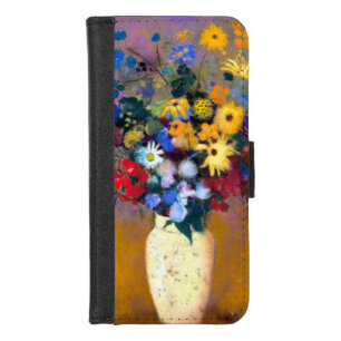 White Vase with Flowers Odilon Redon iPhone 8/7 Wallet Case