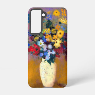 White Vase with Flowers Odilon Redon Samsung Galaxy S21 Case