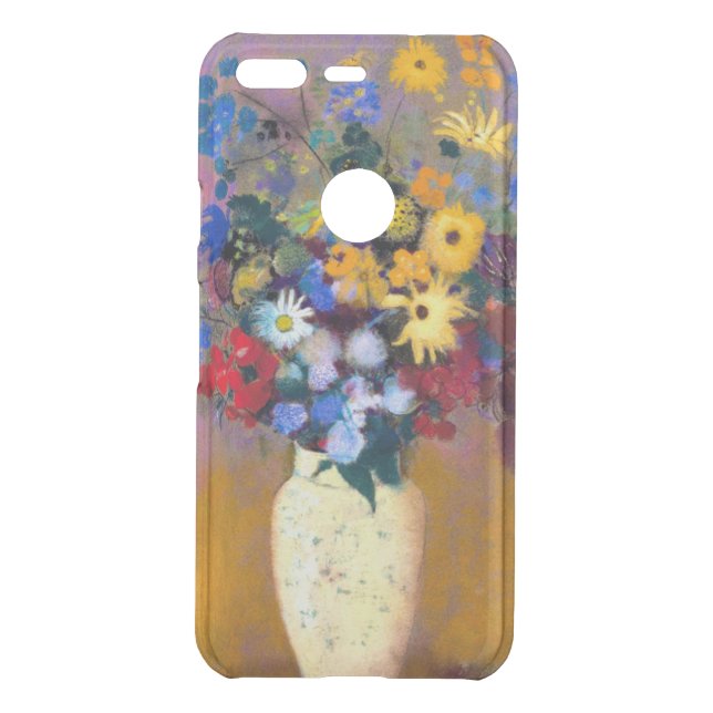 White Vase with Flowers Odilon Redon Uncommon Google Pixel Case (Back)