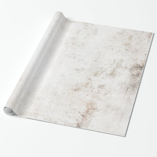 White Venetian Plaster Wrapping Paper