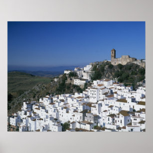 White Village of Casares, Andalusia, Spain 2 Poster