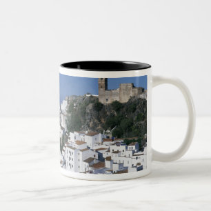 White Village of Casares, Andalusia, Spain 2 Two-Tone Coffee Mug