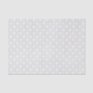 White Vintage Holiday Christmas Snowflake Tissue Paper
